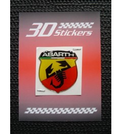 3-D Sticker Abarth 01