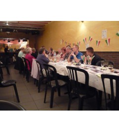 Dinner at Vespa Club Charleroi