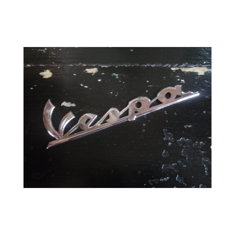 Chrome Decorative Logo Vespa