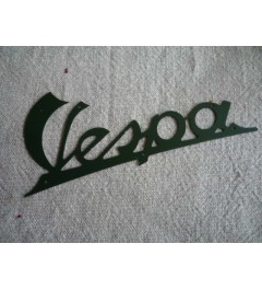 Badge Vespa Legshield Green