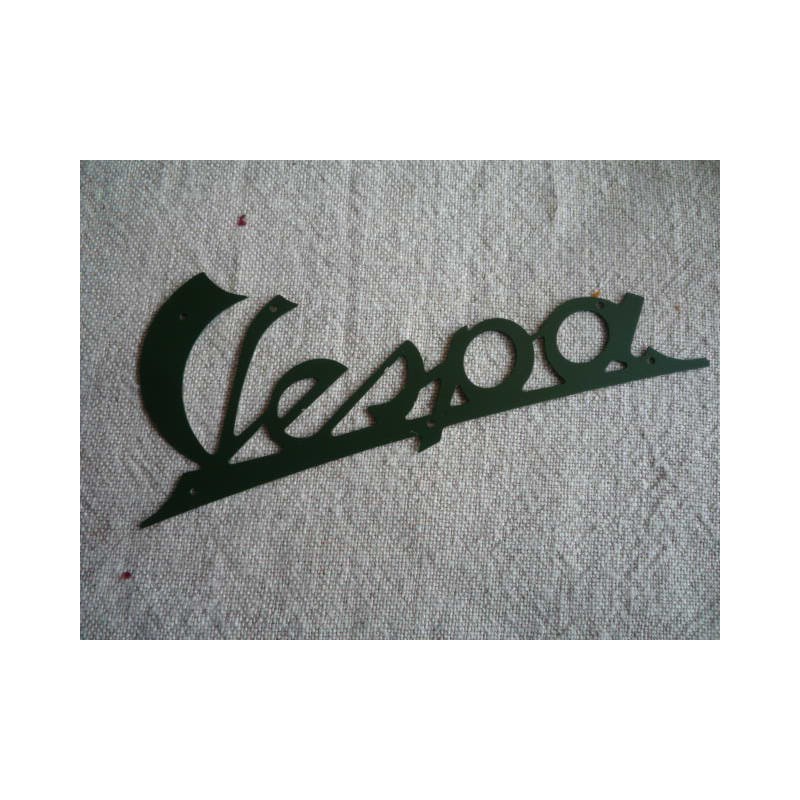 Badge Vespa Legshield Green
