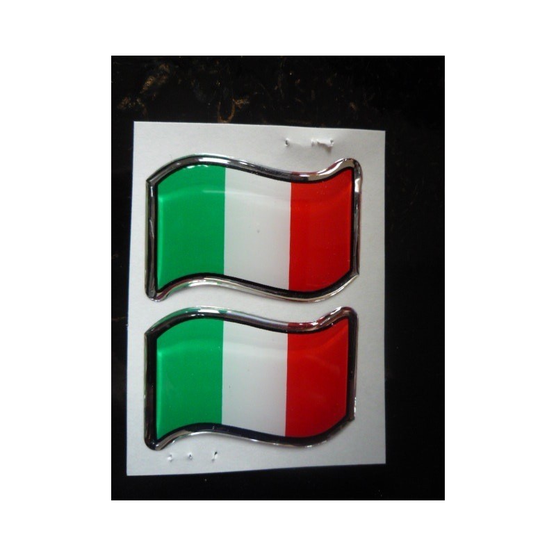 Sicker 3D Italian Flag