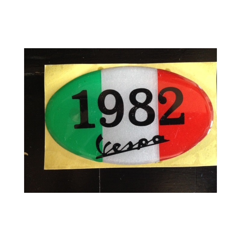 Sticker Vespa 1982