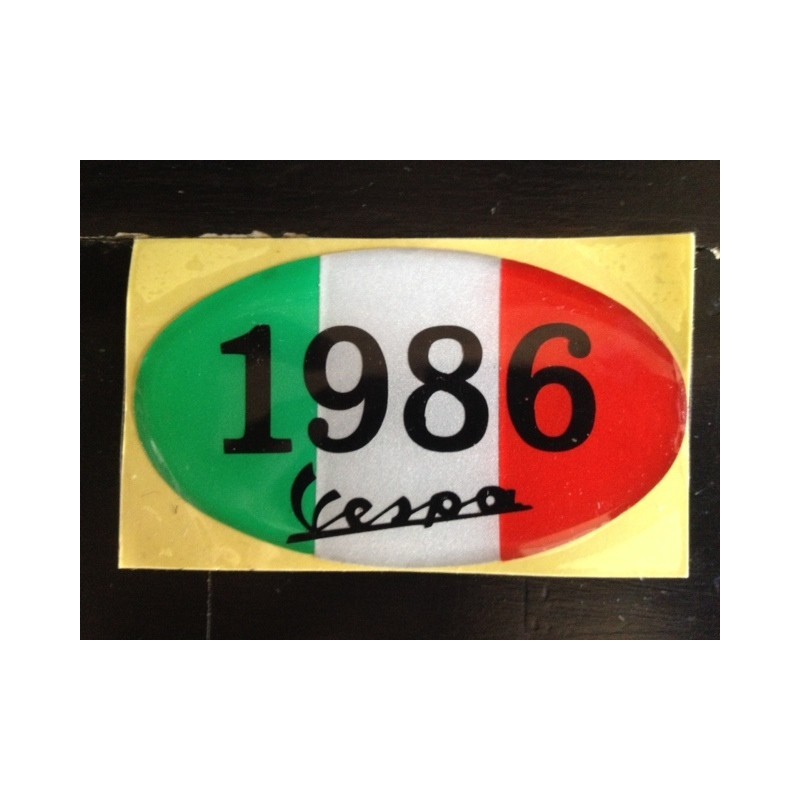 Sticker Vespa 1986
