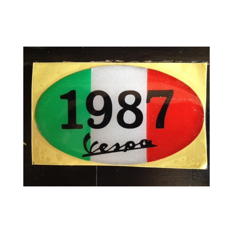 Sticker Vespa 1987