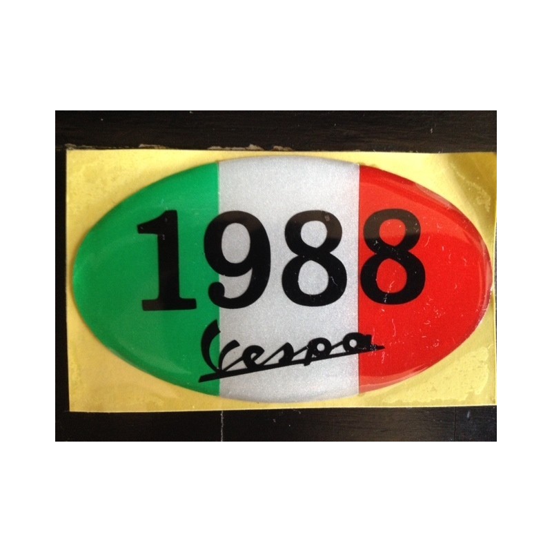 Vespa Sticker 1988