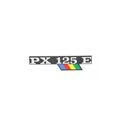 Badge "PX 125E" side panel left