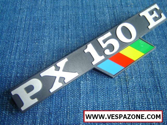 Emblem Schriftzug Px150e Lusso Seite 2 Pins für Vespa PX 200 E GS P 150 X/E my 