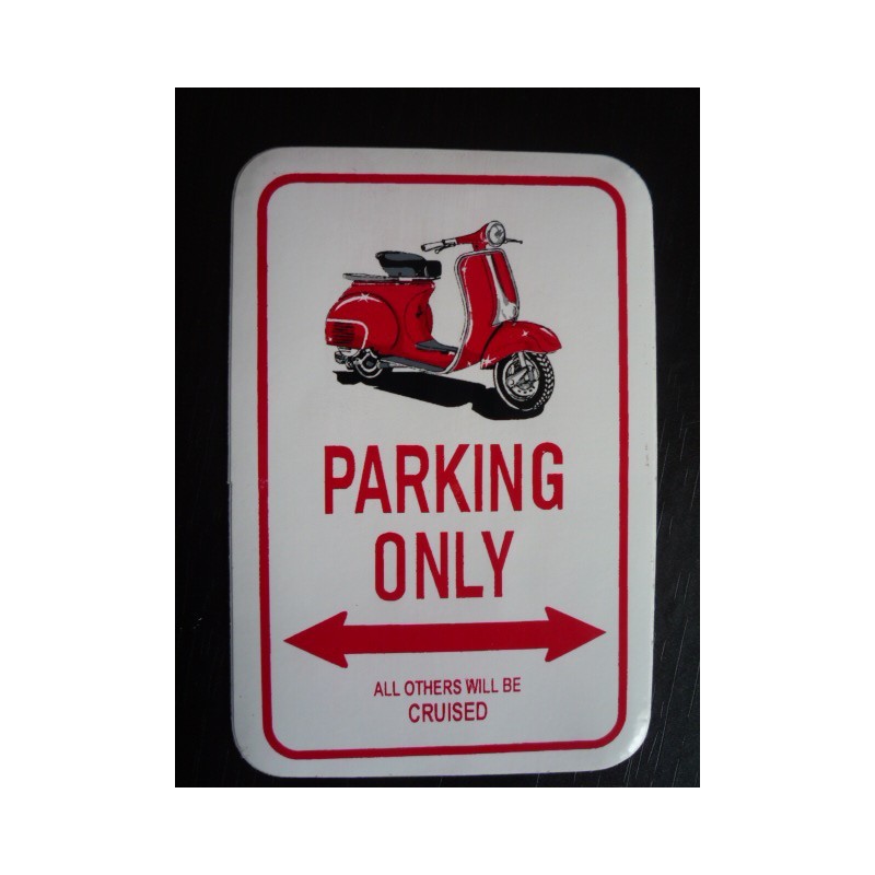 Sticker Parking Red