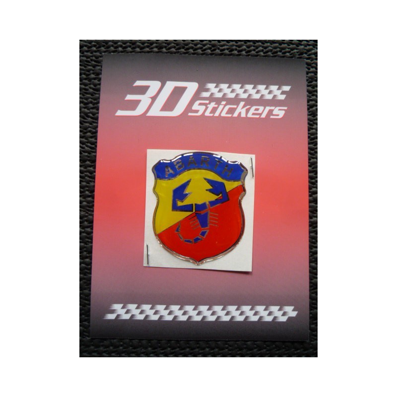 Sticker 3D Abarth 02