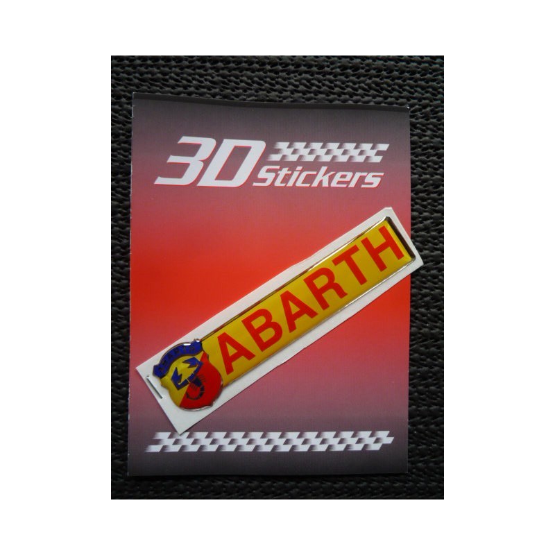 Sticker 3D Abarth 04