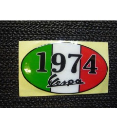 Sticker Vespa 1974