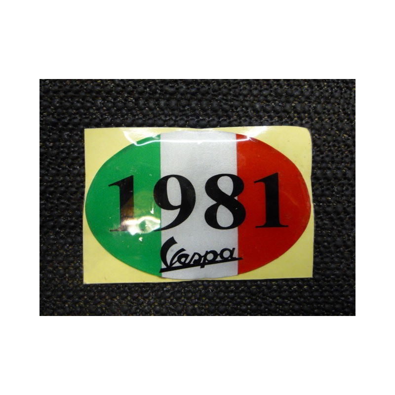Sticker Vespa 1981