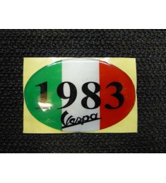 Sticker Vespa 1983